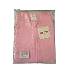 HAPIU Pink Baby Wearable Blanket Sleep Sack 0-6 Months Sleeveless Zipper Front